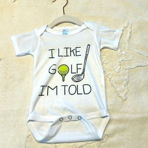 NWOT White 0-3 mo soft Laughing Giraffe onesie